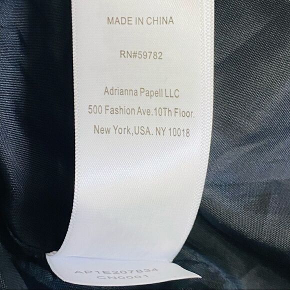 ADRIANNA PAPELL ONE SHOULDER  MIDI DRESS size 0 - Picture 10 of 13